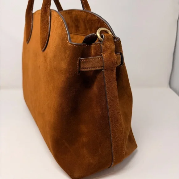 Coach Empire 40 Bag in Brown Suede - Picture 7 of 14